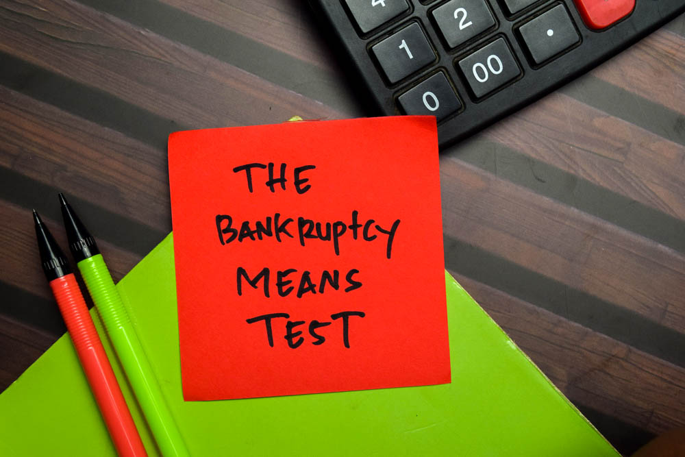 bankruptcy means test